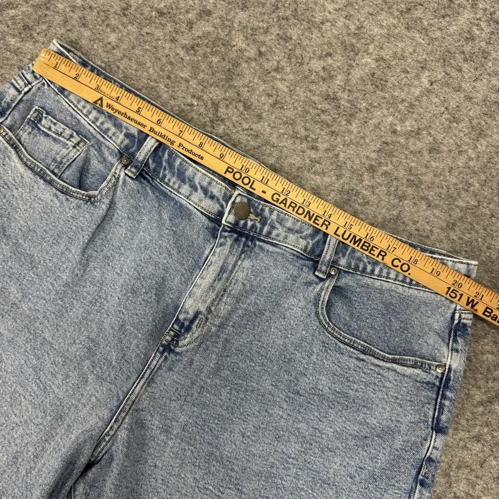 Lane Bryant Jean Shorts Signature Fit Mid Rise‎ Boyfriend Bermuda Plus Size 20